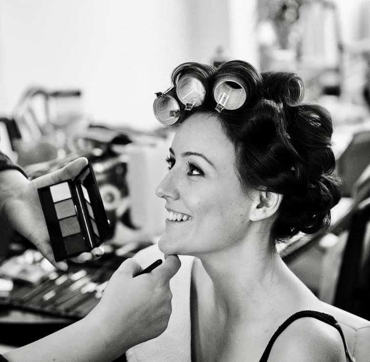 Makeup and hair