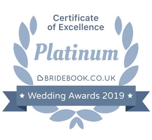 Platinum bridebook award