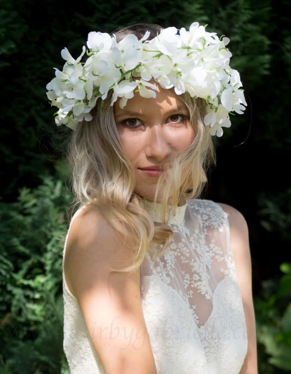 flower crown wedding accessory